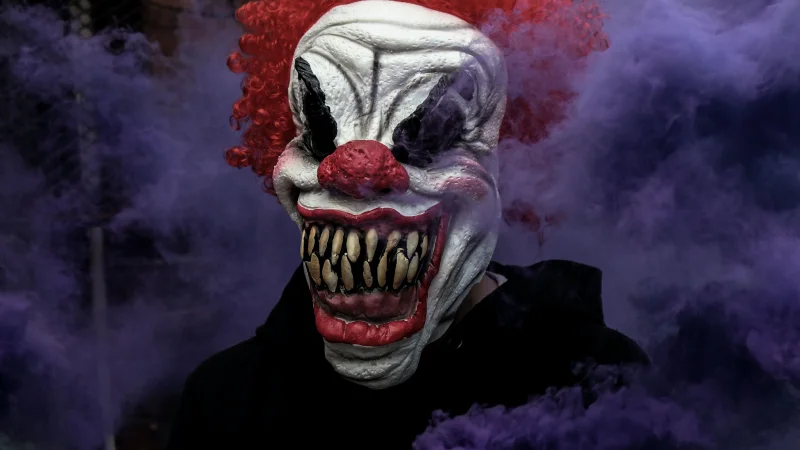 Scary Clown Halloween Costume Cosplay for Adult. Limited Stock